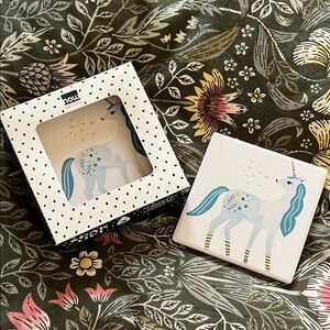 NWT Unicorn Coasters - Set of 4